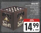 Aktien Bier im Angebot bei E center in Schlüchtern Aktien Bier Angebote bei E center Schlüchtern für 14,99 €