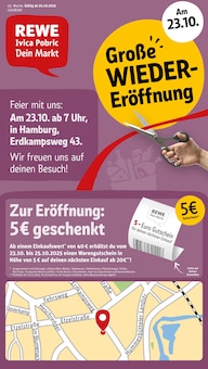 Aktueller REWE Prospekt für Hamburg mit  Seiten