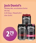 Whiskey-Mix Angebote von Jack Daniel's bei Getränke Hoffmann Pinneberg für 2,79 €