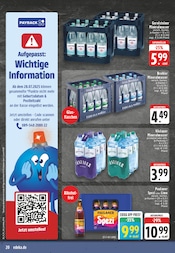 Gerolsteiner im EDEKA Prospekt in Dinslaken Aktueller EDEKA Prospekt mit Gerolsteiner, "Aktuelle Angebote", Seite 20