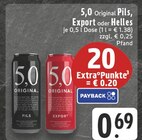 5,0 Original Pils, Export oder Helles im aktuellen Prospekt bei EDEKA in Bedburg-Hau