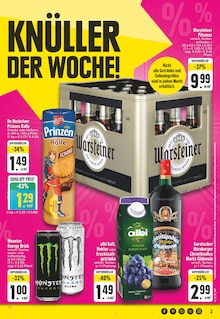 Warsteiner im EDEKA Prospekt "Aktuelle Angebote" mit 24 Seiten (Hennef (Sieg))