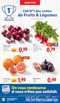 Catalogue Lidl de la semaine "Le vrai prix des bonnes choses" avec 2 pages, valide du 11/09/2025 au 17/09/2025 pour Montrevel-en-Bresse et alentours Prospectus Lidl de la semaine "Le vrai prix des bonnes choses" avec 2 pages, valide du 11/09/2025 au 17/09/2025 pour Montrevel-en-Bresse et alentours