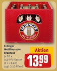 Aktuelles Weißbier oder Brauhaus Angebot bei REWE in Leonberg ab 13,99 €