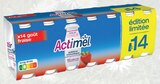 Actimel yaourt à boire édition limitée fraise - DANONE dans le catalogue Intermarché Super