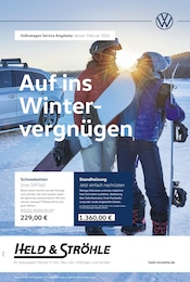 Volkswagen Prospekt für Senden: "Auf ins Wintervergnügen", 1 Seite, 01.01.2025 - 28.02.2025