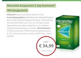 Kaugummi 2 mg freshmint bei LINDA im Marktoberdorf Prospekt für 34,99 €