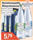 Mineralwasser von Residenzquelle im aktuellen Getränke City Prospekt für 5,79 €