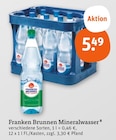 Mineralwasser im tegut Prospekt Mineralwasser von Franken Brunnen im aktuellen tegut Prospekt für 5,49 €