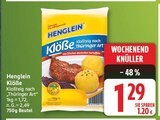 Klöße von Henglein für 1,29 € bei EDEKA im Angebot Klöße von Henglein im aktuellen EDEKA Prospekt
