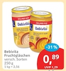 Fruchtgläschen von Bebivita im aktuellen budni Prospekt
