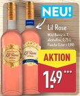 Lil Rose wild berry Angebote von Lil Rose bei ALDI Nord Peine für 1,49 €