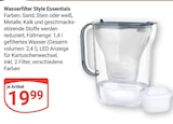 Wasserfilter Style Essentials Angebote bei GLOBUS Rodgau für 19,99 €