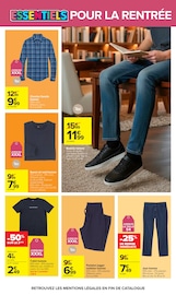 Promos Chaussures Homme dans le catalogue "L'ÉTÉ EN MAILLOT, LA RENTRÉE EN GRANDS CARREAUX." de Carrefour Chaussures Homme en promo dans le catalogue Carrefour à la page 59