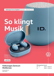 Werkstatt & Auto Prospekt von Volkswagen Bernau Volkswagen Prospekt: "Zeit zu wechseln", 1 Seite, 01.09.2022 - 30.11.2022