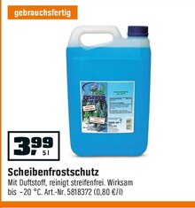Scheibenfrostschutz bei OBI in Leipzig Scheibenfrostschutz im Angebot bei OBI Leipzig für 3,99 €
