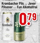 Aktuelles Pils oder Jever Pilsener auch Fun Alkoholfrei Angebot bei Trinkgut in Weinheim ab 0,79 €