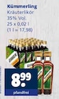 Kräuterlikör im Angebot bei Getränkewelt in Bottrop Kräuterlikör Angebote von Kümmerling bei Getränkewelt Bottrop für 8,99 €