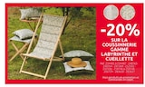-20% sur la coussinnerie gamme labyrinthe et cueillette en promo chez Mr.Bricolage -20% sur la coussinnerie gamme labyrinthe et cueillette dans le catalogue Mr.Bricolage