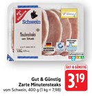 Zarte Minutensteaks bei EDEKA im Waldkirch Prospekt für 3,19 €