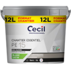 Peinture Essentiel Acrylique Satin Blanc PE 15 - Cecil dans le catalogue Tout Faire