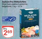 Wildlachsfilets von Seafood 4You für 2,69 € bei GLOBUS im Angebot Wildlachsfilets von Seafood 4You im aktuellen GLOBUS Prospekt