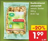 Aktuelles Rostbratwurst ummantelt Angebot bei Netto Marken-Discount in Dresden ab 1,99 €