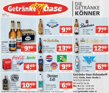 Bier im aktuellen Getränke Oase Prospekt (Rheda-Wiedenbrück) Bier im Getränke Oase Prospekt "Aktuelle Angebote" mit 1 Seiten (Rheda-Wiedenbrück)