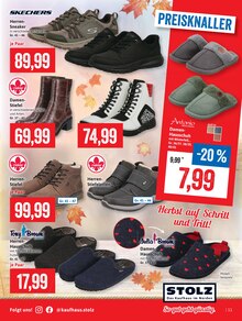 Schuhe im aktuellen Kaufhaus Stolz Prospekt (Lübeck) Schuhe im Kaufhaus Stolz Prospekt "STOLZ. Das Kaufhaus im Norden." mit 16 Seiten (Lübeck)