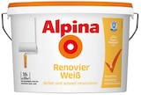 Alpina im Hagebaumarkt Prospekt Renovier-Weiß von Alpina im aktuellen Hagebaumarkt Prospekt für 14,99 €