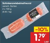 Aktuelles Schinkenzwiebelmettwurst Angebot bei Netto Marken-Discount in Bielefeld ab 1,79 €