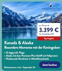 Aktuelles Kanada & Alaska Besondere Momente mit der Koningsdam Angebot bei ALDI Nord in Wuppertal ab 3.399,00 €
