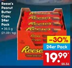 Aktuelles Peanut Butter Cups, 24er Pack Angebot bei Netto Marken-Discount in Ludwigshafen (Rhein) ab 19,99 €