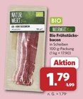 Bio Frühstücksbacon im Angebot bei combi in Bielefeld Bio Frühstücksbacon Angebote von Naturwert Bio bei combi Bielefeld für 1,79 €