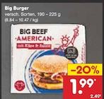 Big Burger Angebote von BIG BEEF bei Netto Marken-Discount Mettmann für 1,99 €