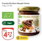 Bio Nuss-Nougat-Creme im Angebot bei GLOBUS in Gera Bio Nuss-Nougat-Creme Angebote von Frusano bei GLOBUS Gera für 4,27 €