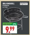 BBQ-Rundgrill im Angebot bei Marktkauf in Gelsenkirchen BBQ-Rundgrill Angebote von alpina bei Marktkauf Gelsenkirchen für 9,99 €