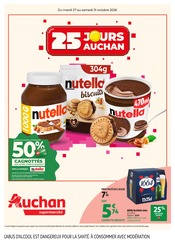 Prospectus Supermarchés Auchan Supermarché en cours à Bagneux et alentours, "25 JOURS AUCHAN", 28 pages, 27/10/2026 - 31/10/2026 Catalogue Supermarchés Auchan Supermarché en cours à Bagneux et alentours, "25 JOURS AUCHAN", 28 pages, 27/10/2026 - 31/10/2026