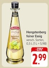 feiner Essig Angebote von Hengstenberg bei E center Trier für 2,99 €