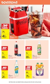 Promos Coca-Cola dans le catalogue "Carrefour market" de Carrefour Market Coca-Cola en promo dans le catalogue Carrefour Market à la page 37