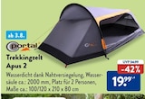 Trekkingzelt Apus 2 im Angebot bei ALDI SÜD in Düren Trekkingzelt Apus 2 Angebote von Portal bei ALDI SÜD Düren für 19,99 €