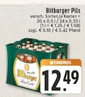 Bitburger Pils Angebote von Bitburger bei E center Brühl für 12,49 €