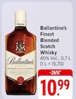 Aktuelles Ballantine’s Finest Blended Scotch Whisky Angebot bei EDEKA in Koblenz ab 10,99 €