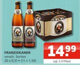 Aktuelles Franziskaner Bier Angebot bei Getränke Oase in Soest ab 14,99 €