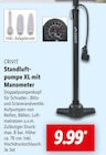 Standluftpumpe XL mit Manometer Angebote von CRIVIT bei Lidl Schorndorf für 9,99 €