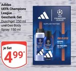 UEFA Champions League Geschenk-Set Angebote von Adidas bei GLOBUS Duisburg für 4,99 €