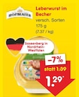 Leberwurst im Becher Angebote von Hofmaier bei Netto Marken-Discount Osnabrück für 1,29 €