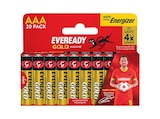 Eveready Gold Micro (AAA) 20 Stück Primärbatterie AAA Batterie, Zinc-Manganese Dioxide, 1,5V Volt 1 im MediaMarkt Saturn Prospekt Eveready Gold Micro (AAA) 20 Stück Primärbatterie AAA Batterie, Zinc-Manganese Dioxide, 1,5V Volt 1 von ENERGIZER im aktuellen MediaMarkt Saturn Prospekt für 7,99 €