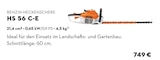 BENZIN-Heckenschere HS 56 C-E bei STIHL im Albstadt Prospekt für 749,00 €