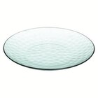 Assiette Green Harmony transparente ou verte Ø24cm en promo chez Maxi Bazar Lyon à 2,39 €